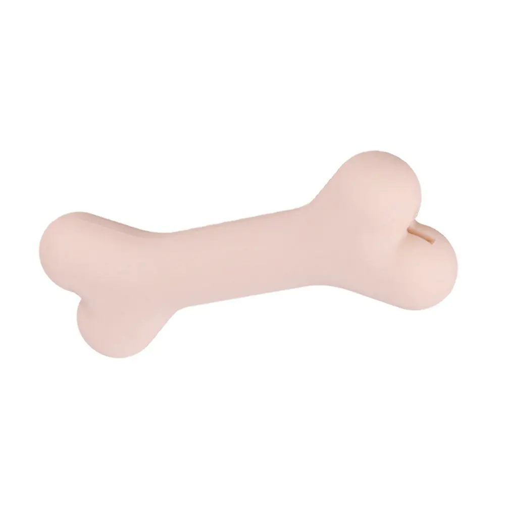 Dog Molar Chew Stick Silica Gel Bone Design Teeth Cleaning Tool for Canines Stress Relief Destructive Behavior Prevention Oral