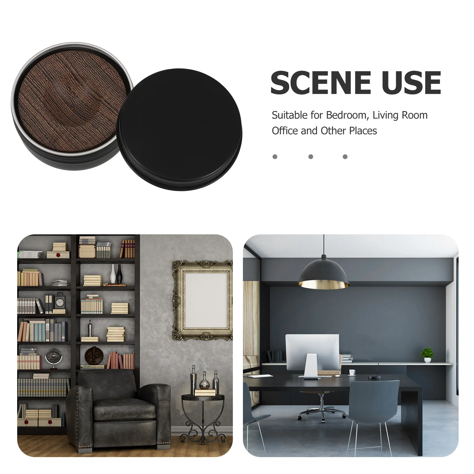 موزع روائح الزيوت العطرية الخشبي الصغير، موزع مكتب غرفة النوم الخشبي المستقر، ديكور معطر هواء للغرفة يدوم طويلاً #2