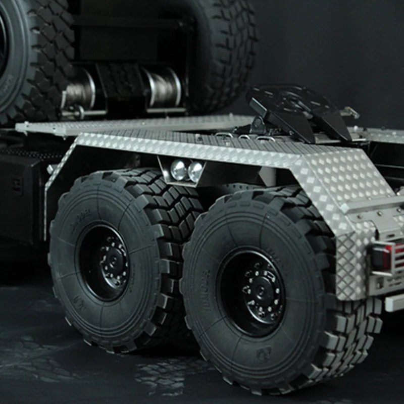 1 piece  JDM-190 Trailer XS45 Wide Tire For Tamiya Rc Truck Trailer Tipper For Scania Man Actros Volvo Car Parts