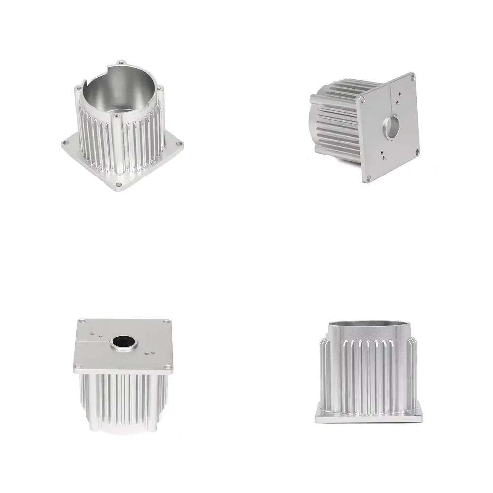 Custom Aluminum Die Casting Electric Motor Housing Aluminum Extrusion Motor Housing Shell CNC Machining 6061 6063 Motor