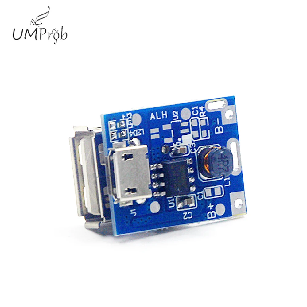 5V Boost Step Up Power Module Lithium LiPo Battery Charging Protection Board LED Display USB for DIY Charger 134N3P Program