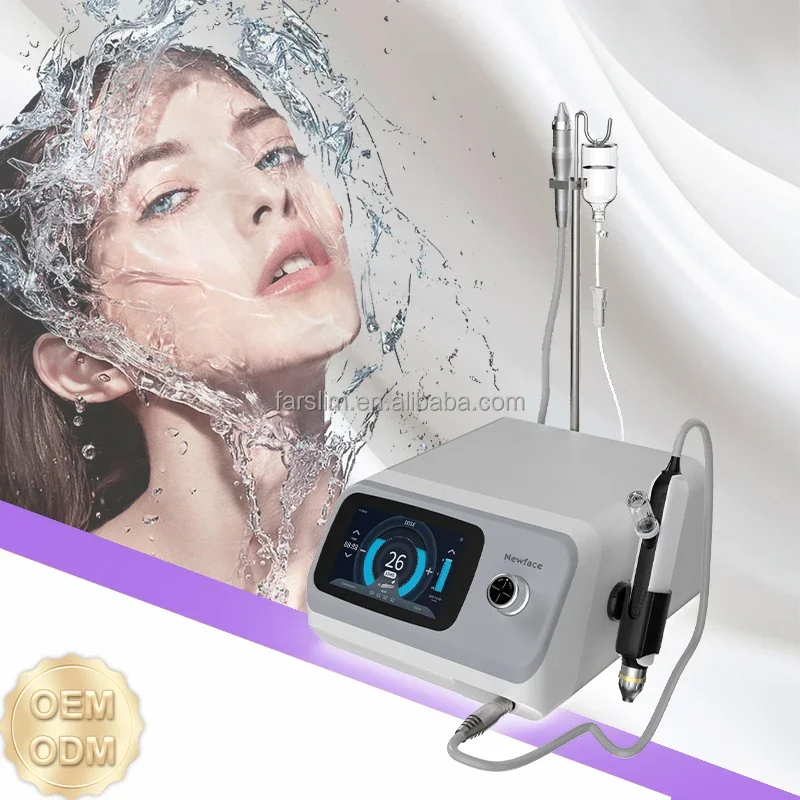 

2025 Новый дизайн 2 в 1, водоинжектор высокого давления, струйный пилинг, очистка кожи лица, омоложение, косметическая машина