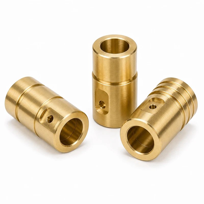Custom Brass 260 CNC Milling Turning Factory Service for Wear Sleeves and Electronics Equipment