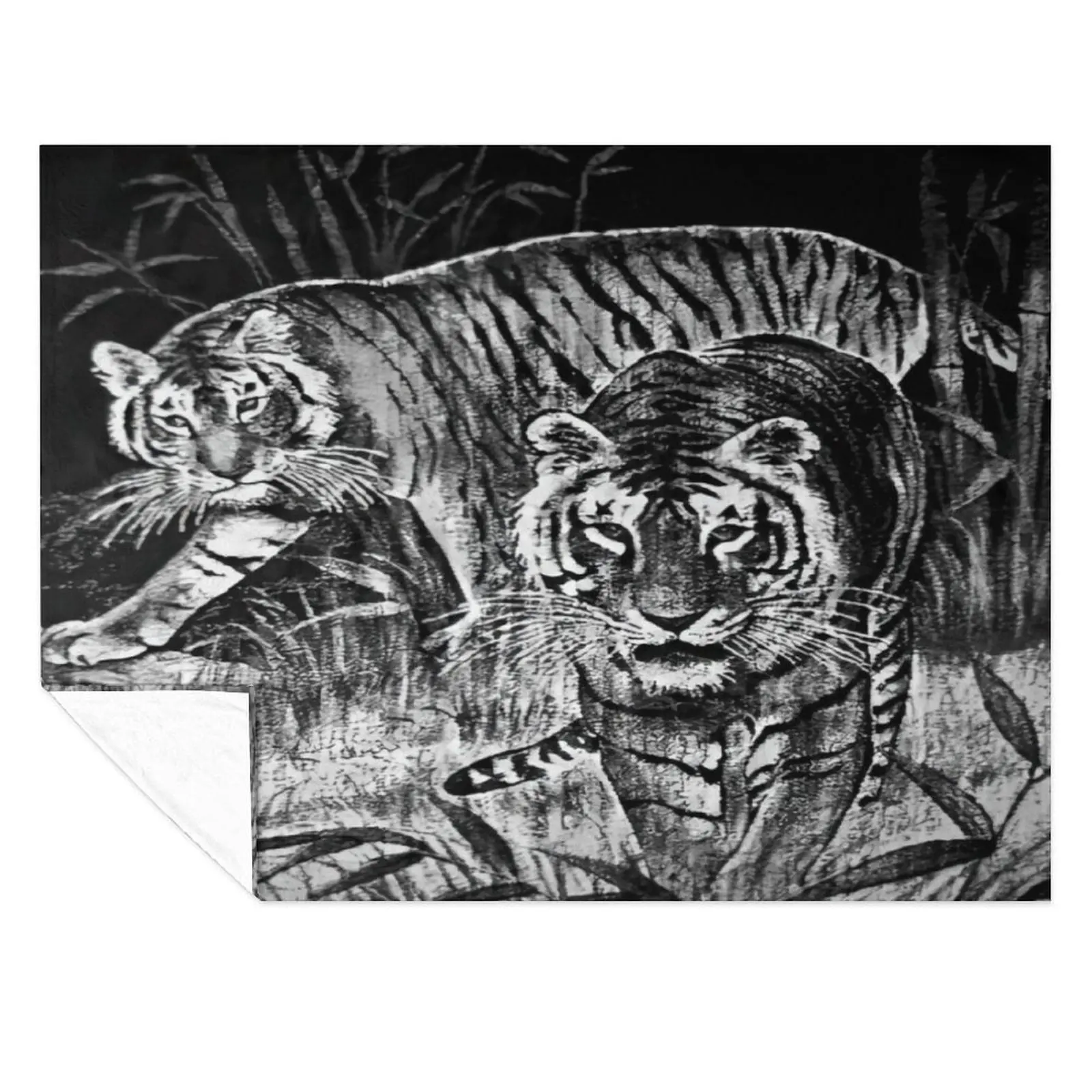 

Cobija del Tigre Mexican Blanket Tiger Meme Throw Blanket Loose Thermals For Travel Kid'S Blankets