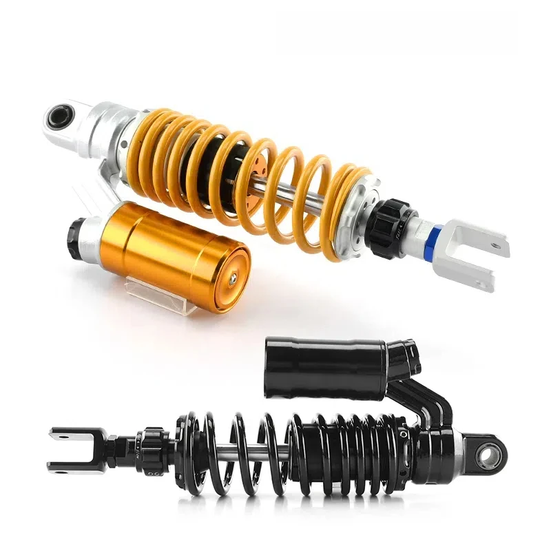 2Pcs 320MM/340MM/360MM Motorcycle Modified Rear Spring Dampers Adjustable Oil-gas Rear Shock Absorbers