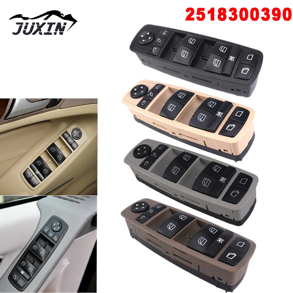 

Master Window Control Switch Regulator Button Front Driver Side For Mercedes Benz GL R Class ML350 W251 X164 GL450 2518300390