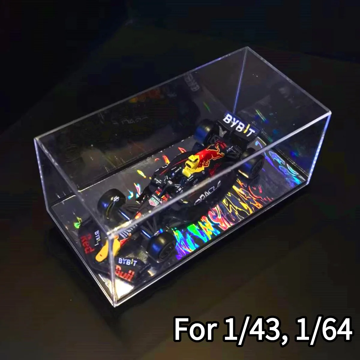 

Акриловый витрина 5,8 "x2,8" для масштаба 1:43, 1:64 1:87, модель автомобиля, Коллекционная фигурка для хранения, миниатюрное DIY, здание, диорама