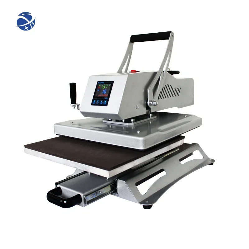 

38 x 38cm Rotary Heat Press Machine, Swing-away Heat Press, Hover Silver Color Heat Press Machine HP3805