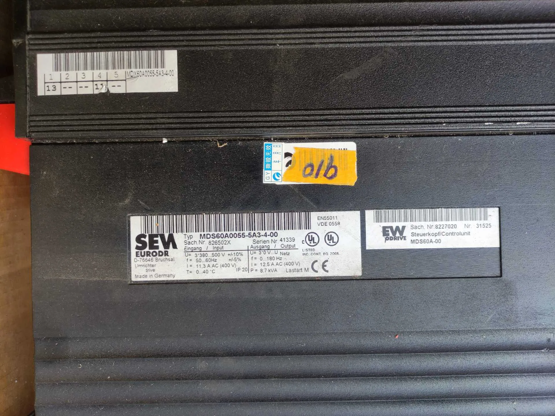 MDS60A0055-5A3-4-00 Инвертор для SEW MDS60A0055-5A3-4-00