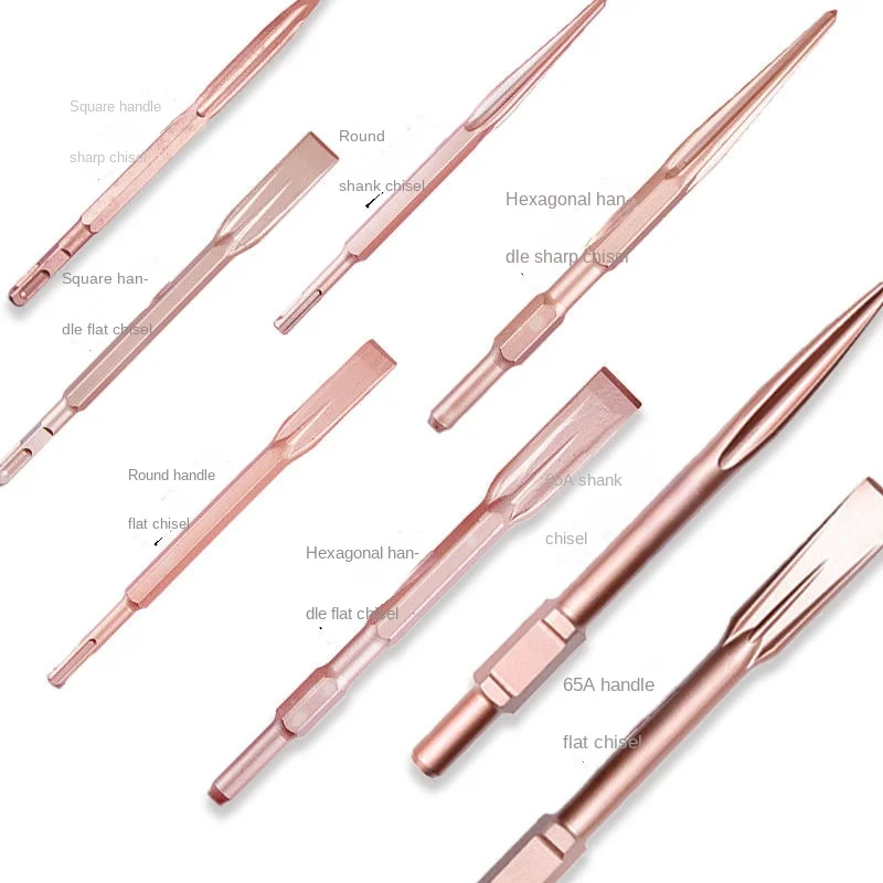 LINBON 1PC Meißel SDS PLUS 250mm Elektrohammer Bohrer Spitze Nut Solarplexus Flachmeißel Brechen Beton Ziegel Wand Bohren