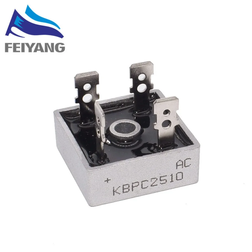 KBPC5010 50A 1000V/KBPC2510 25A 1000V/KBPC3510 35A 1000V مقوم الجسر الثنائي KBPC5010/KBPC2510/KBPC3510