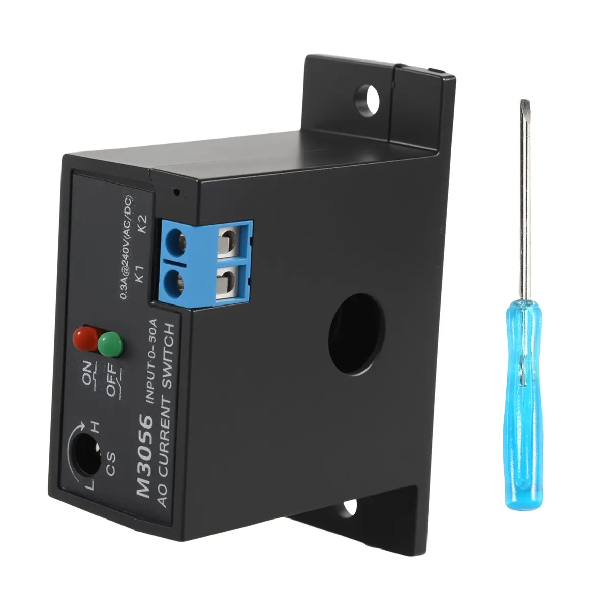●Current Sensing Switch Induction Relay AC Linkage Device Plc Signal over Limit Closed AC 0.2-30A ( NC M3056)