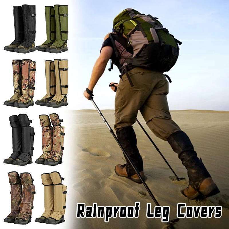 

Outdoor Climbing Hiking Leg Gaiters Camping Anti-Snake Thorns-Proof Leggings Anti Scratch Leg Protector Covers (Excluding Shoes)