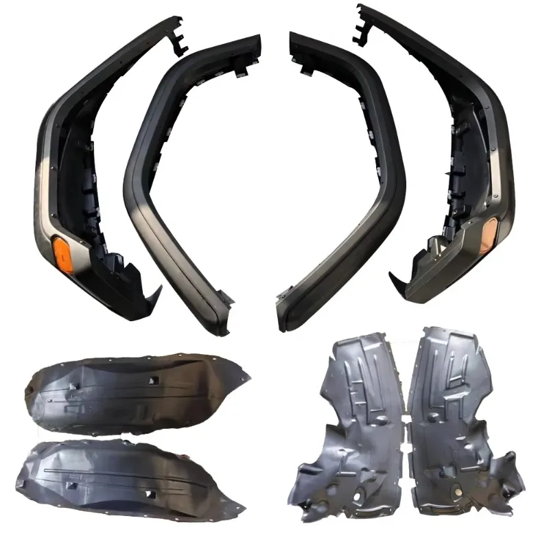 4Pcs/Set High Fender Flares Wheel Eyebrow Without LED Lamp Accessories  for  JL 2018+  JL1152 LantSun