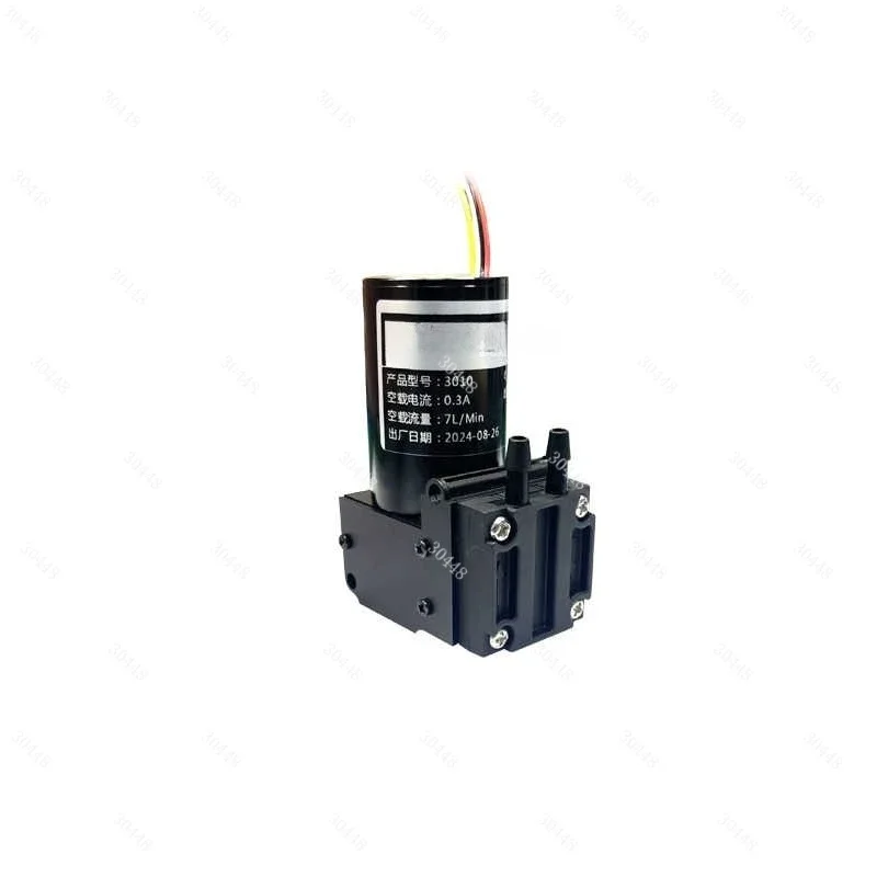 Micro Brushless Vacuum Pump Dual Head Diaphragm High Flow Gas Analysis Sampling 12V 24V