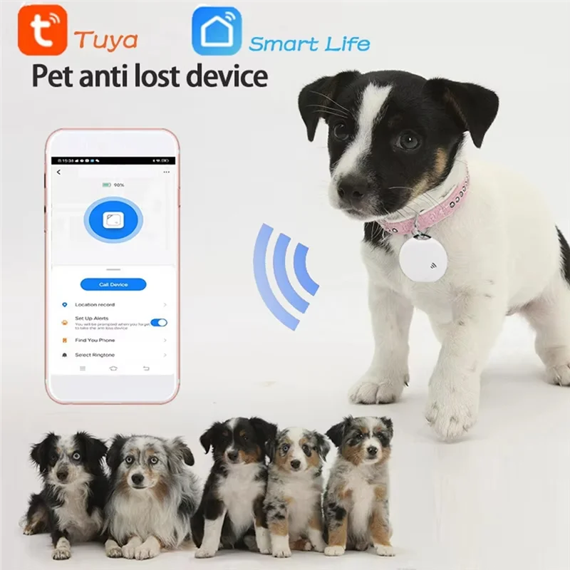 B34B-Bluetooth Smart Airtag Tracker Устройство двустороннего поиска Android IOS Key Tracker Локатор предметов работает с Smart Llfe