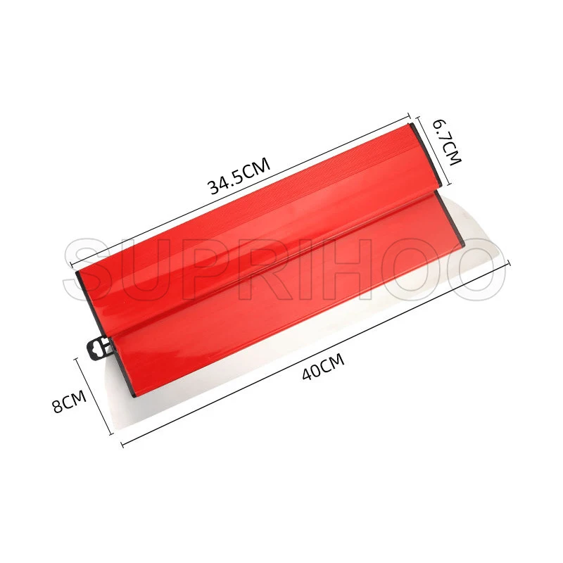 Drywall skimming lâminas 40cm 60cm de aço inoxidável raspador acabamento ferramentas lâmina ferramentas de parede suavização espátula lâmina flexível