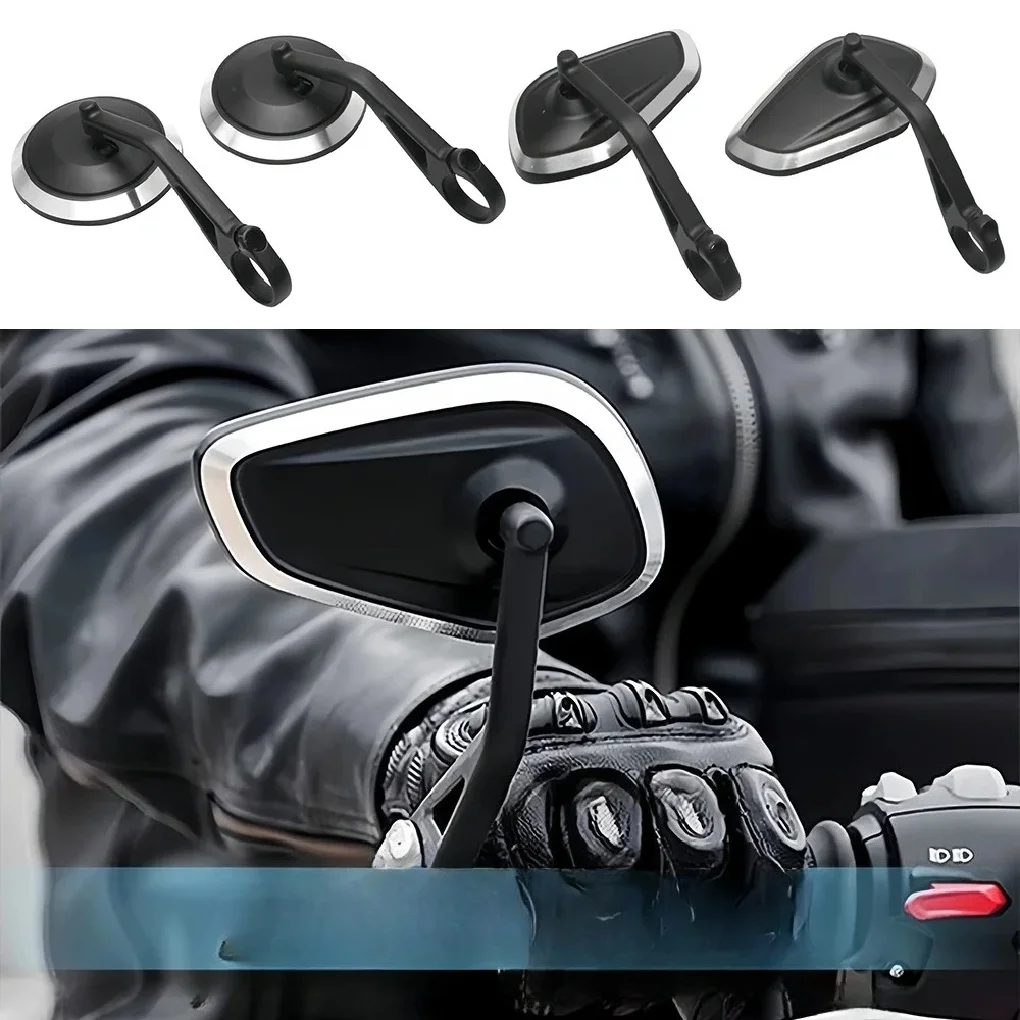 New Motorcycle Handlebar Rearview Side Mirrors Bar End Mirror Kit For Street Triple S 765 765RS 765R Bobber T120 Daytona 660 675