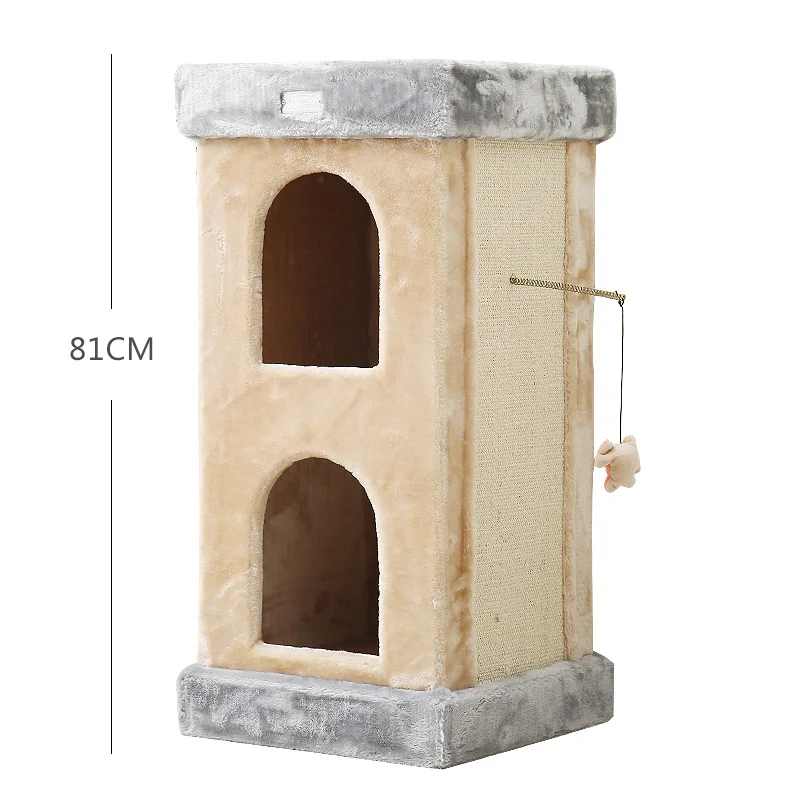 Cat Climbing Frame Sisal Tube Cat Nest One Four Seasons Universal Cat Scratching Board Claw Cat Scratching Jumping Cat Toy