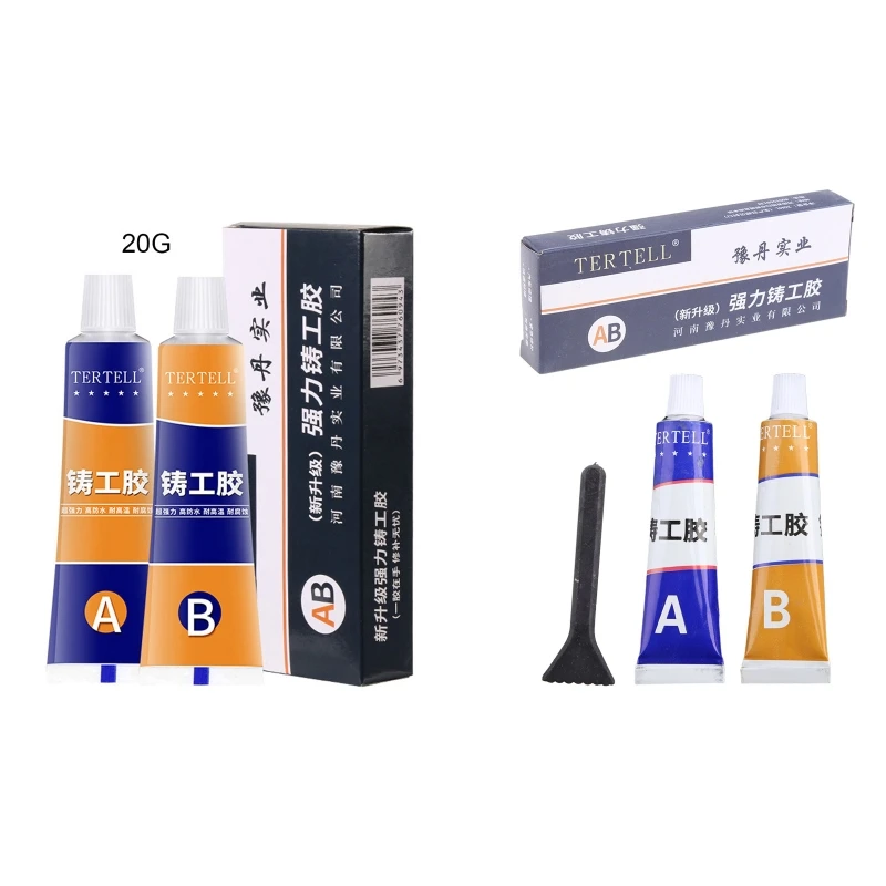 367D Weld Metal Repair Paste Industrial Heat Resistance Cold Defect Repair Agent A&B Caster Glue for Metal Casting Defect