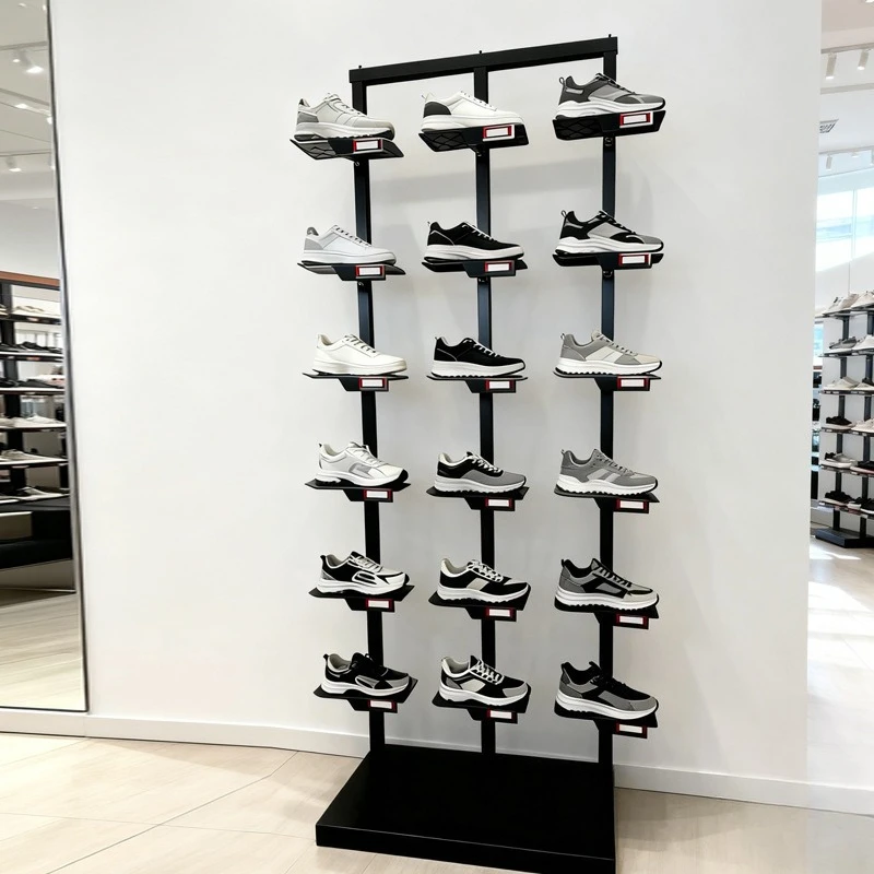 Picture 5: New shoe store shoe rack fashion combination multi-layer shoe store display rack bag store display cabinet window
