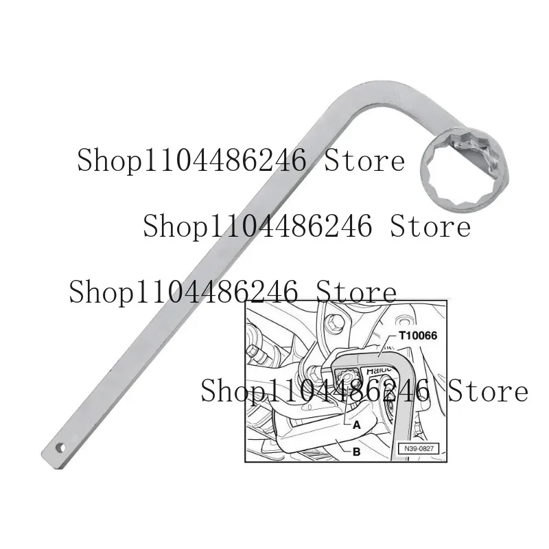 Oil Filter Wrench 46mm for Halex Clutch Filter Service Tool for VW AUDI SEAT SKODA 46mm 12PT Car Remover T10066