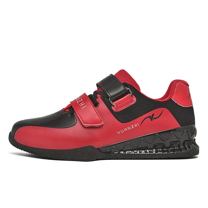 2026 New Weight Lifting Shoes Unisex Designer Squat Hard Pull Shoes Couples Comfortable Indoor Gym Shoes Leather Training Shoe