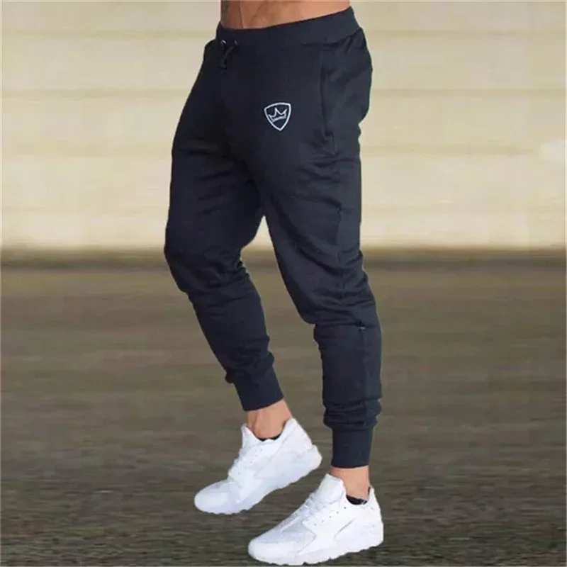 

2025 NEW spring summer printing Jogging Sports Pants Men's Fitness Running Training trousers elastic comfortable men Sweatpants