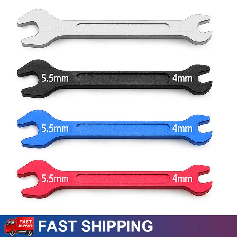 Aluminum Alloy RC Multifunction Turnbuckle Repair Wrench 7075 for 4/5.5mm Turnbuckle & Nut Spanner Tool