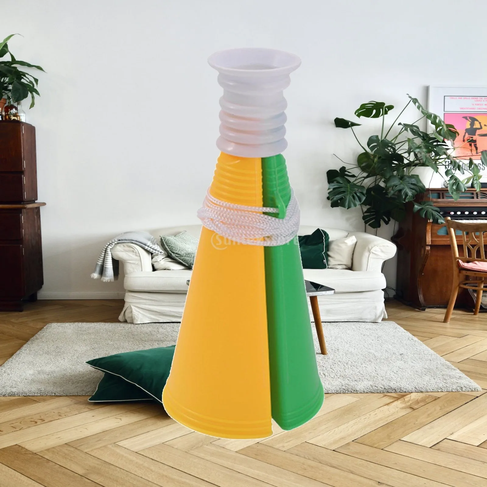 Loud Cheer Horn for Football Match Fan Blower Stadium Noise Maker Lightweight Polyethylene Cheering Tool for School Events