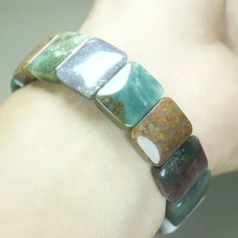 

Красочные браслеты из агата для мужчин и женщин, привлекающие богатство и сокровища, парные браслеты.