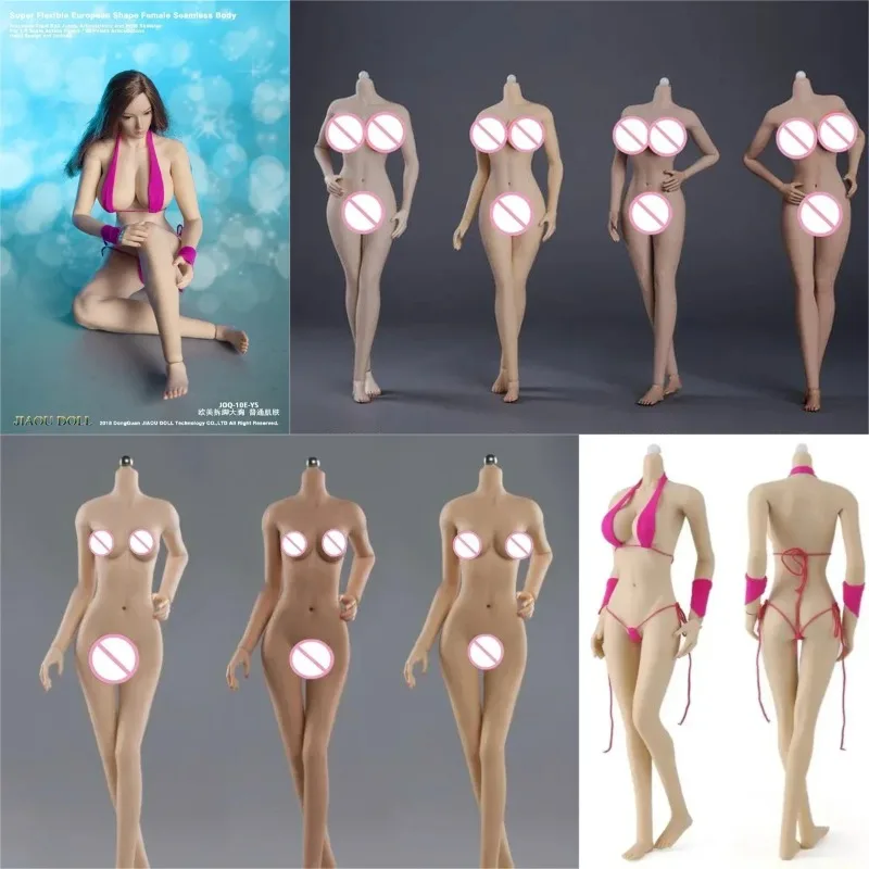 1/6 Scale หญิงไม่มีรอยต่อใหญ่/กลาง Breast Body รุ่น Action Figure JOQ-05B JOQ-06C JOQ-10C JOQ-07F JOQ-10D JOQ-09F JOQ-10E