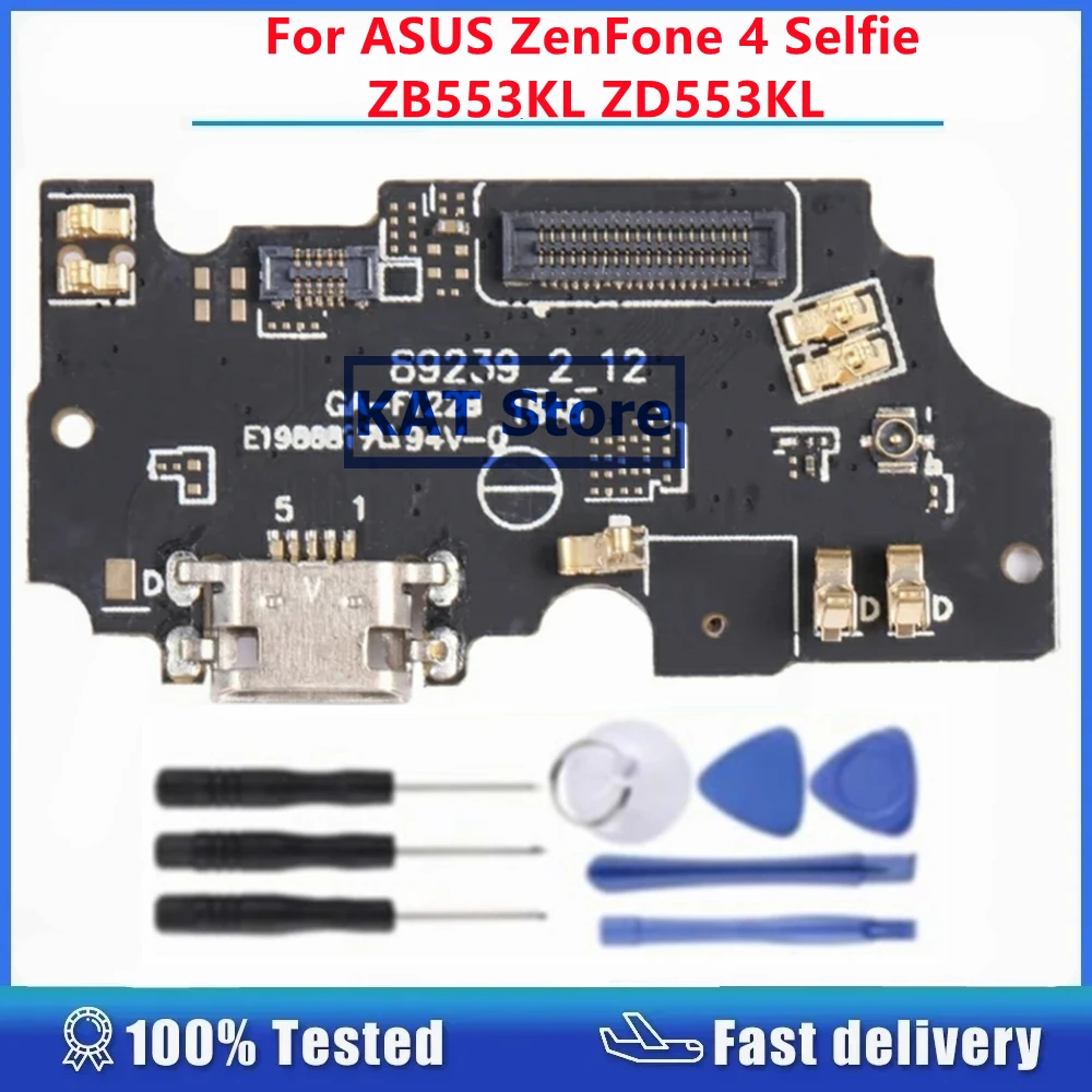 10PCS/LOT Compatible For ASUS ZenFone 4 Selfie ZB553KL ZD553KL Charging Port Board PCB Replacement Part