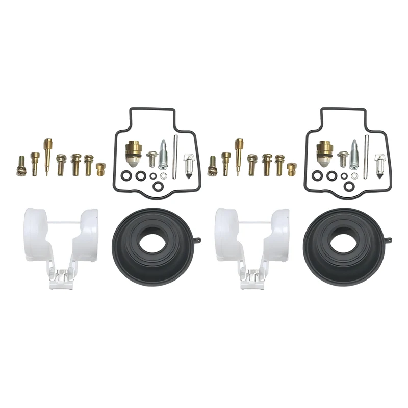 

2 Sets Motorcycle Carburetor Repair Kit Diaphragm Float Fit for Kawasaki ZX600 Ninja ZX6R ZZR600