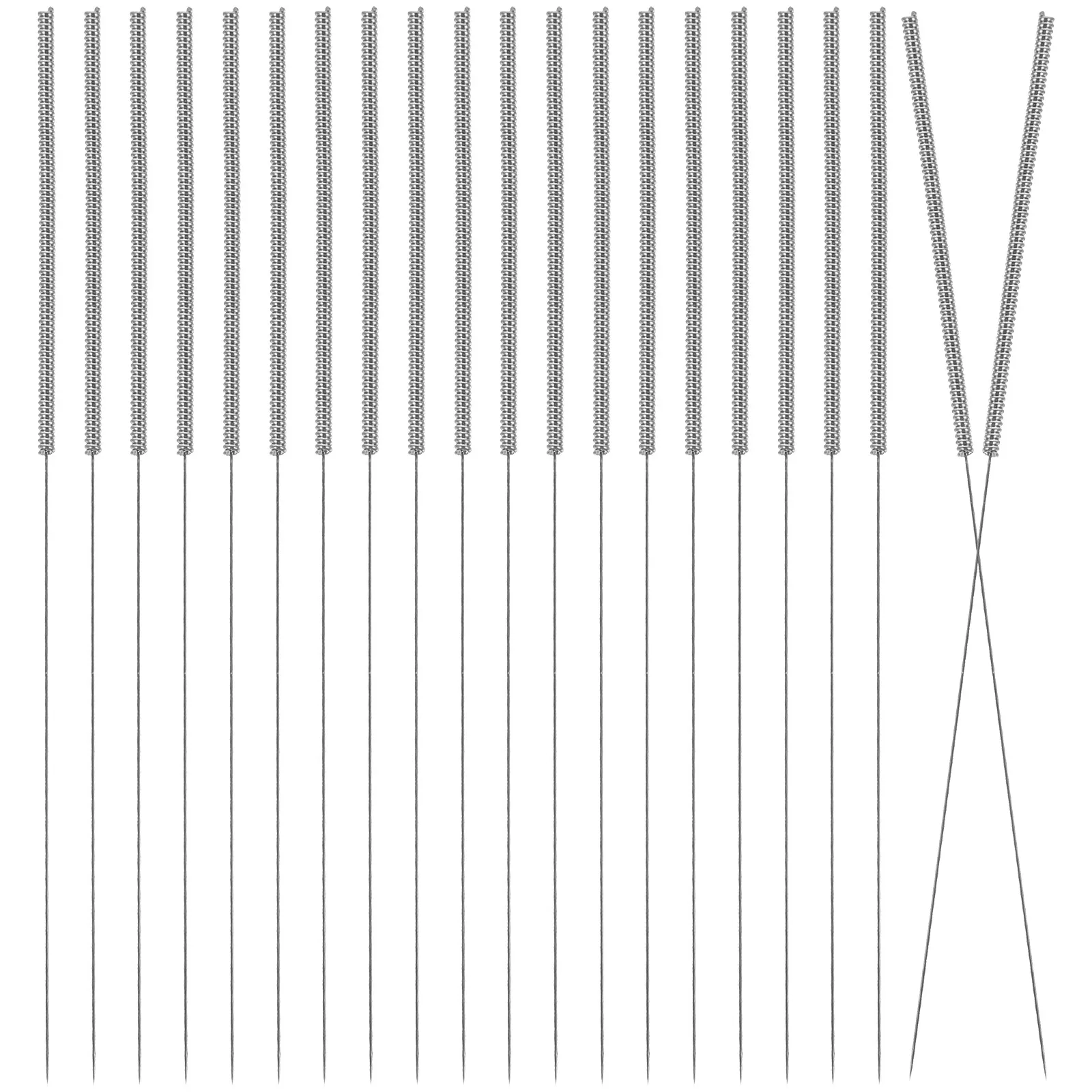 

25pcs 0.25mm Stainless Steel Nozzle Cleaning Needles for 3D Printer Kits Must Haves Silver Long Use Cleaner Tools