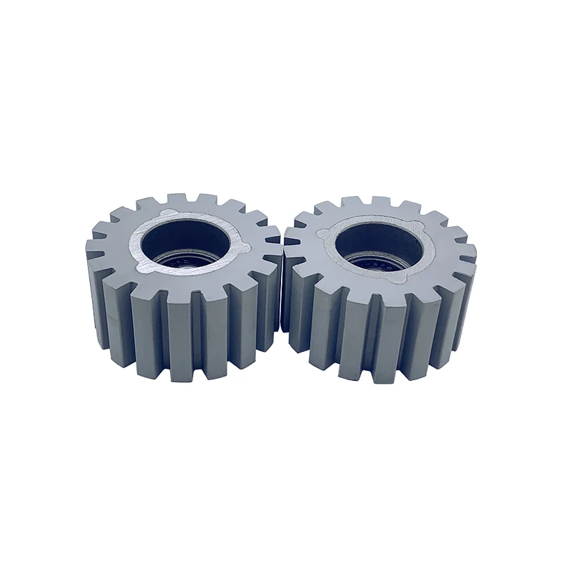 الأسطوانة المطاطية لآلة النطاقات الحافة ، اكسسوارات آلات النجارة ، عجلة الصحافة الناقل ، PSW060-54 x 8x28 مللي متر ، 10 قطعة #2