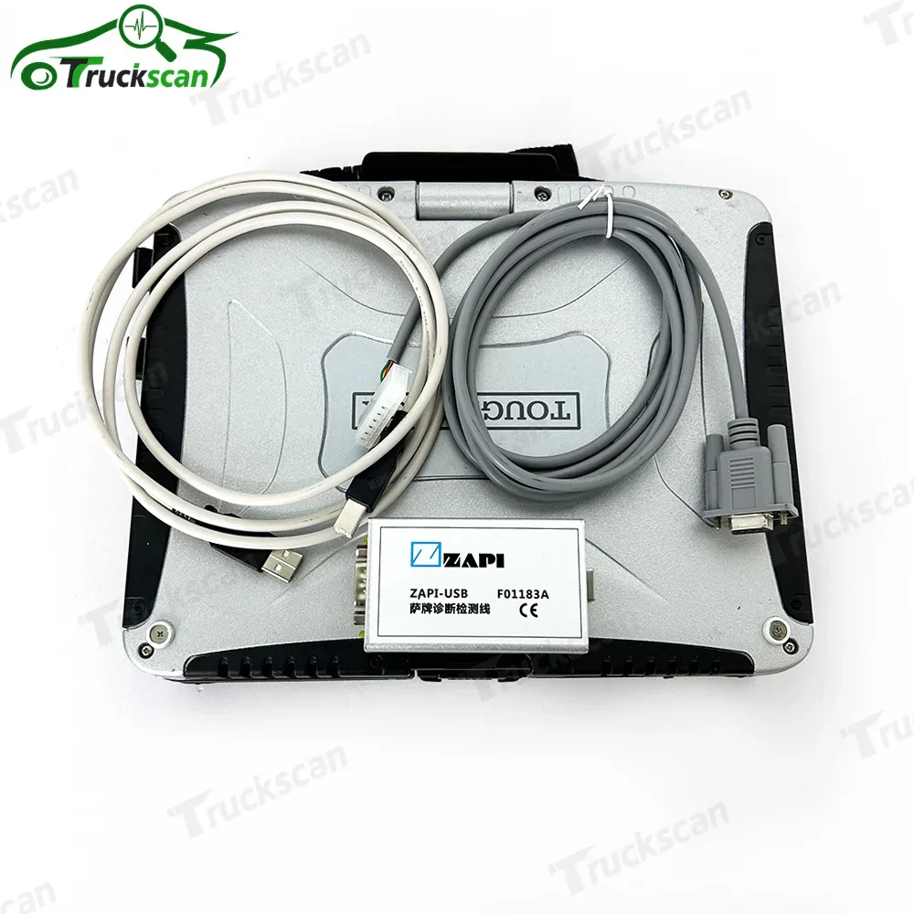 2024 for ZAPI programmer ZAPI F01183A data cable zapi console software ZAPI-USB electric controller diagnostic tool+CF19 laptop