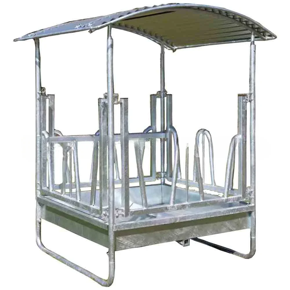

Galvanized Metal Corral Livestock Goat Feeding Bucket Horse Hay Rack/horses Hay Feeder/Round Bale Feeder/Cattle Goat Tray Feeder