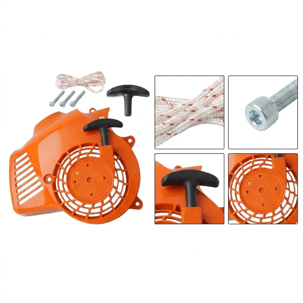 Replacement Starter For Blower Recoil Starter Assembly Pull Start Mechanism Leaf Blower Part Reinforced Pull Rope