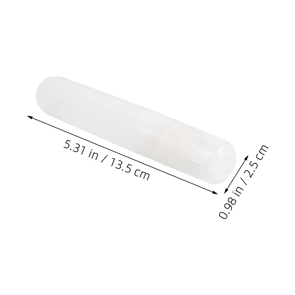4Pcs Refillable Liquid Chalk Markers Empty Fillable Pen Blanks 10Mm Flat Tip Transparent Barrel for Blackboard Glass Poster Art