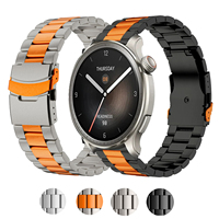22mm Metal Strap For Amazfit Bip 5 GTR2 3 4 47mm Stainless Steel Bracelet Correa For Amazfit Balance/Cheetah Round/Pro Watchband