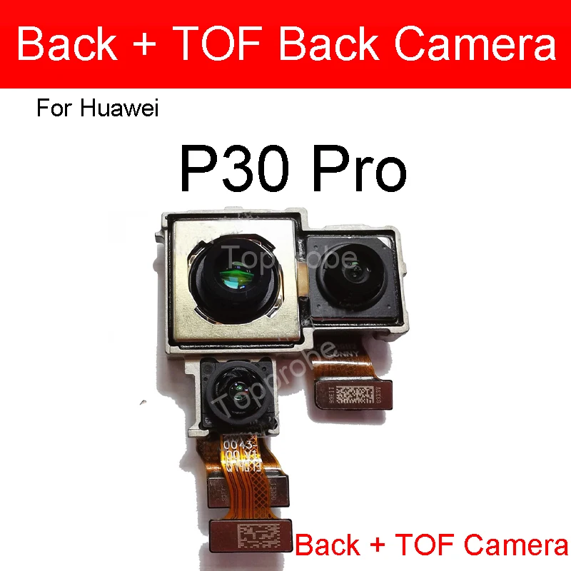 100% genuino Frontale e Posteriore Fotocamera Principale Per Huawei P30 Pro Piccolo Torna Grande TOF del Modulo Della Macchina Fotografica Parti di