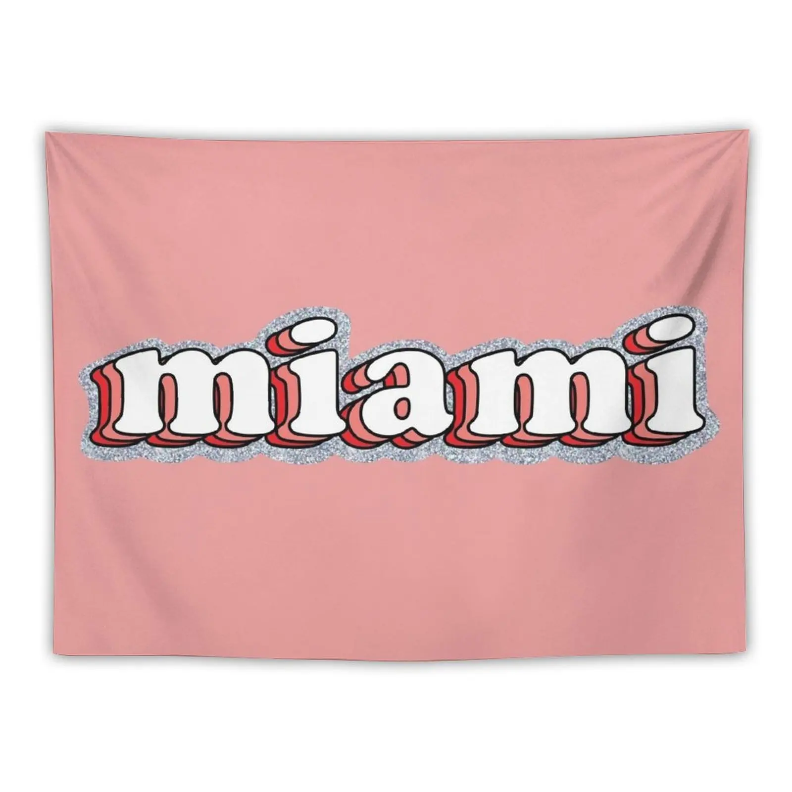 

Miami Glitter Tapestry Room Design Aesthetic Decoration