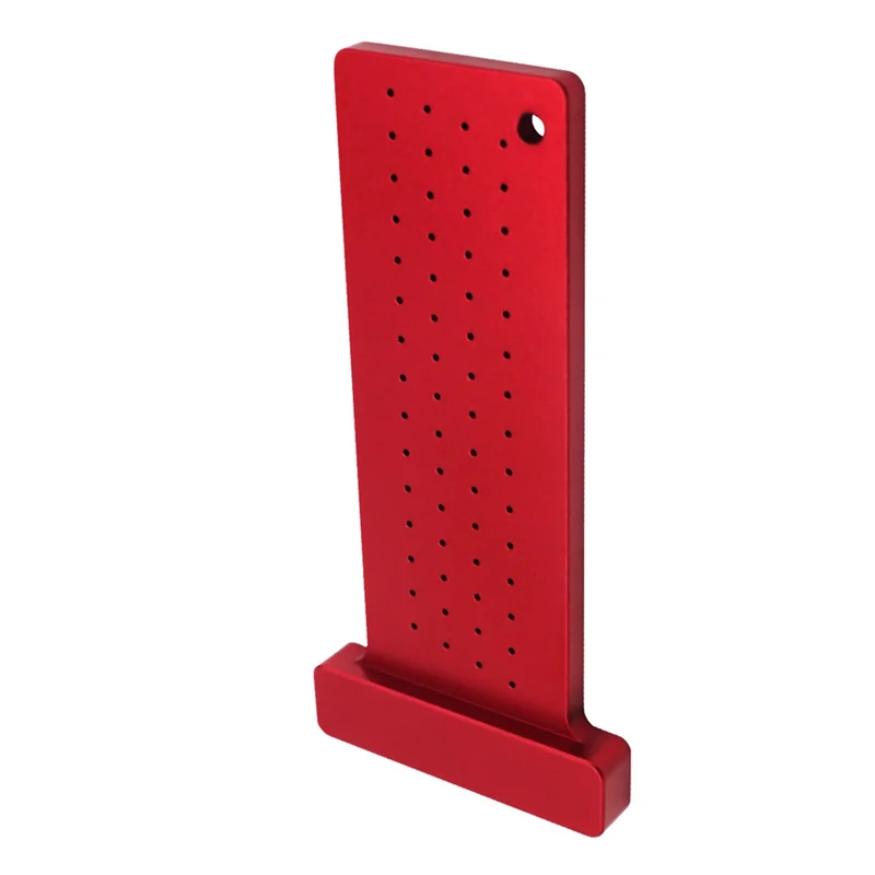 1 sztuka pozycjonowanie otworów ze stopu aluminium miernik trasowania linijka do obróbki drewna miernik znakowania Imperial znakowanie T-rule