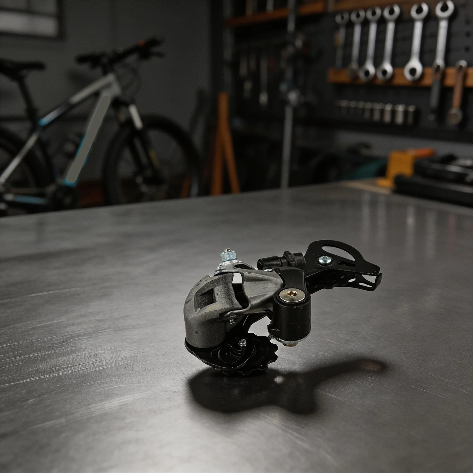 Rear Derailleur for Mountain Bikes Aluminum Alloy Suitable for 8 9 24 27 Speed Bikes with Smooth and Stable Shifting