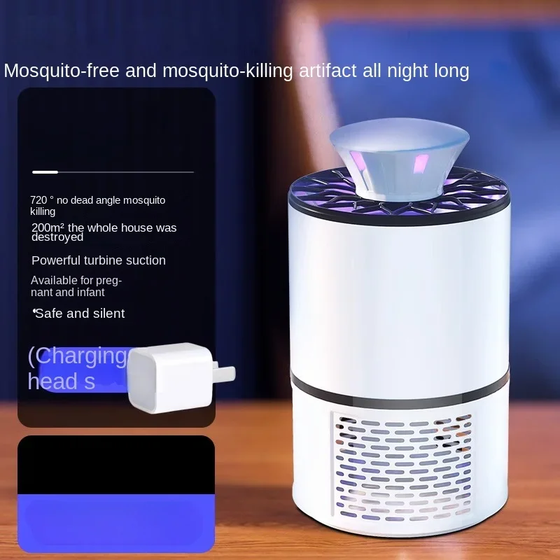 220V Electronic Mosquito Killer - Indoor Outdoor Bug Zapper with Physical Electric Shock for Bedroom, Baby, Pregnant Women