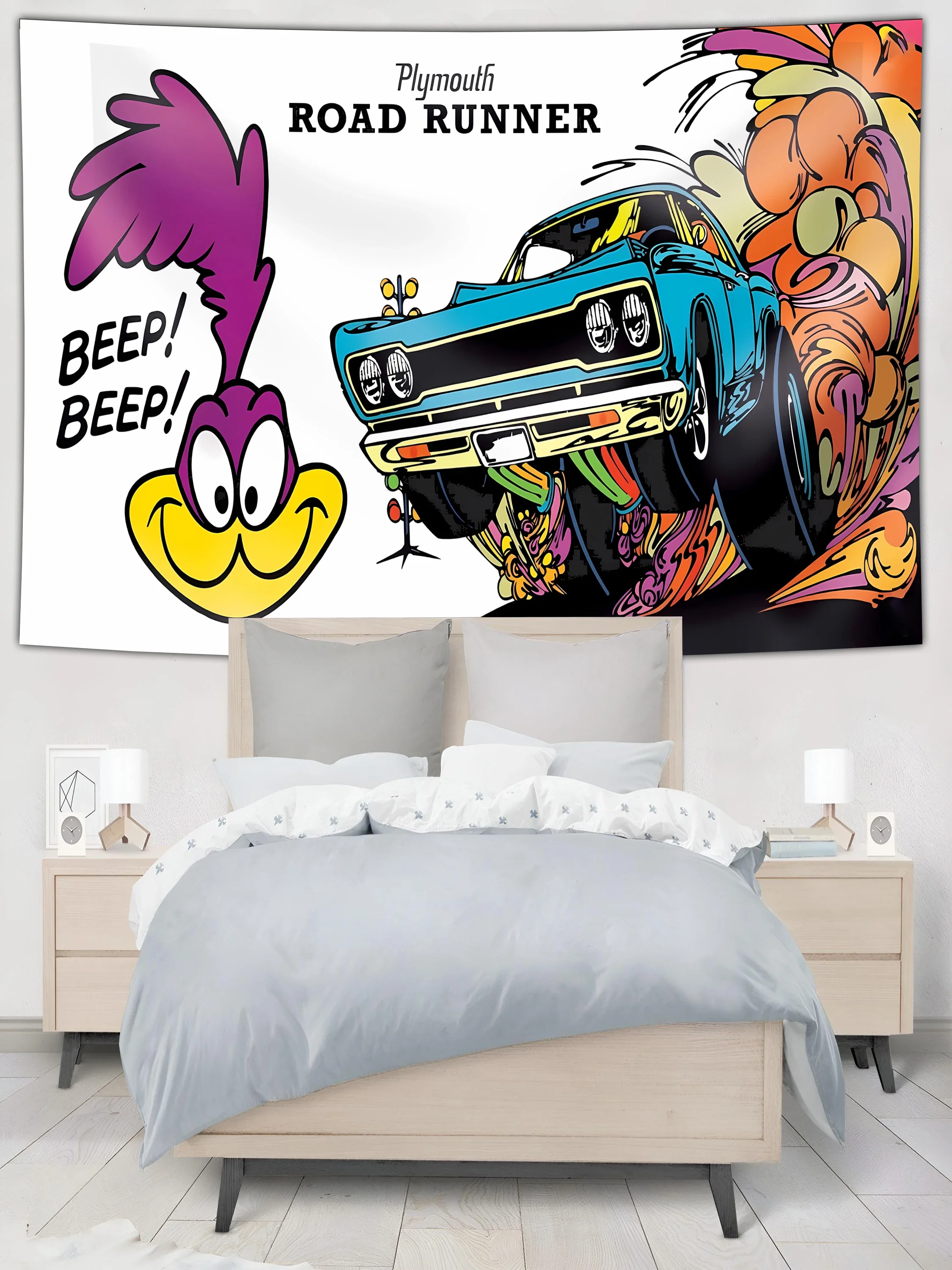 90x150cm 3X5ft Road Plymouths Runner Flag Polyester Printed Garage or Outdoor Decoration Banner Tapestry view 2