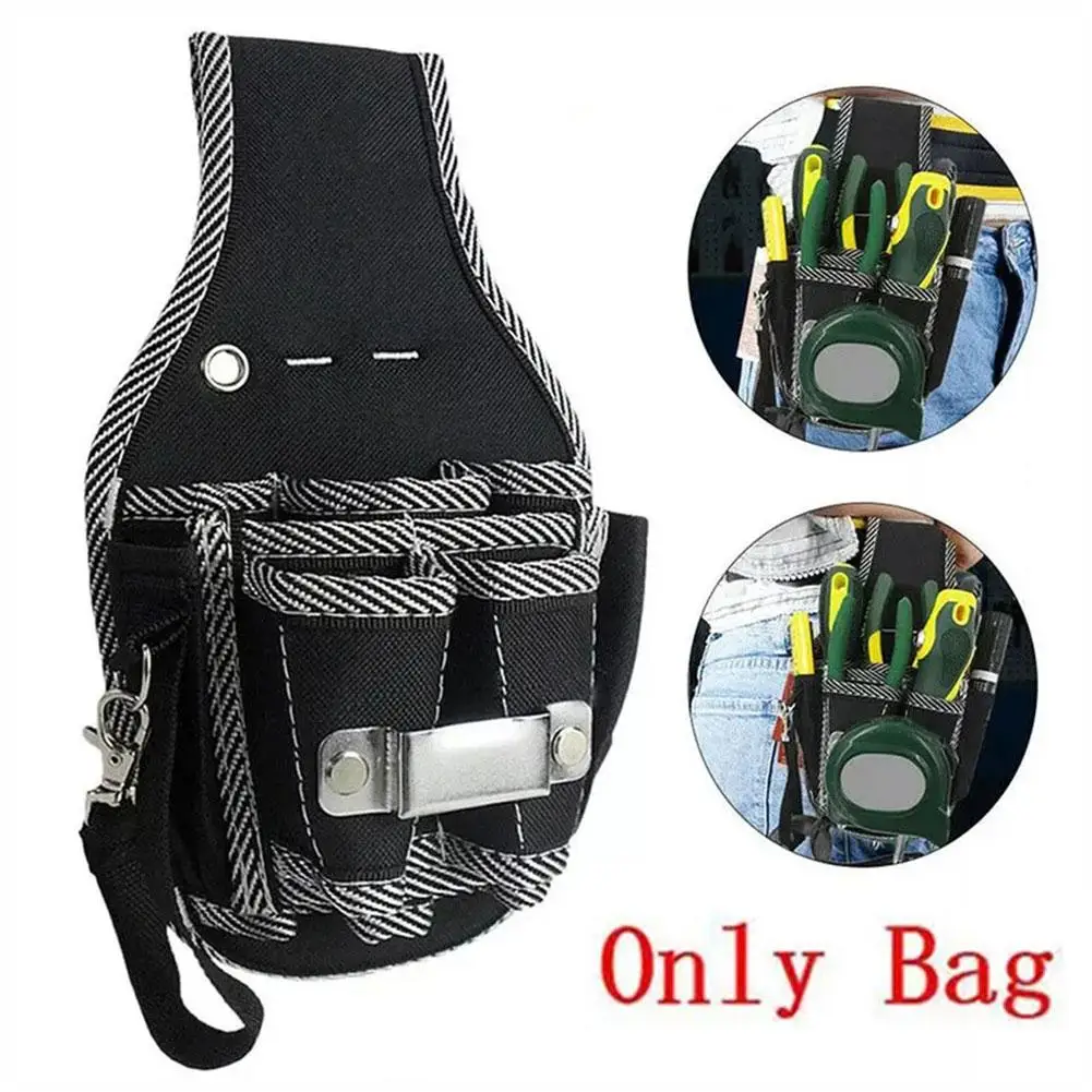 600D 9 Sleeves High Quality Nylon Fabric Toolkit Multifunctional Electrician Waist Bag Pouch Pocket Tool Belt G2V3