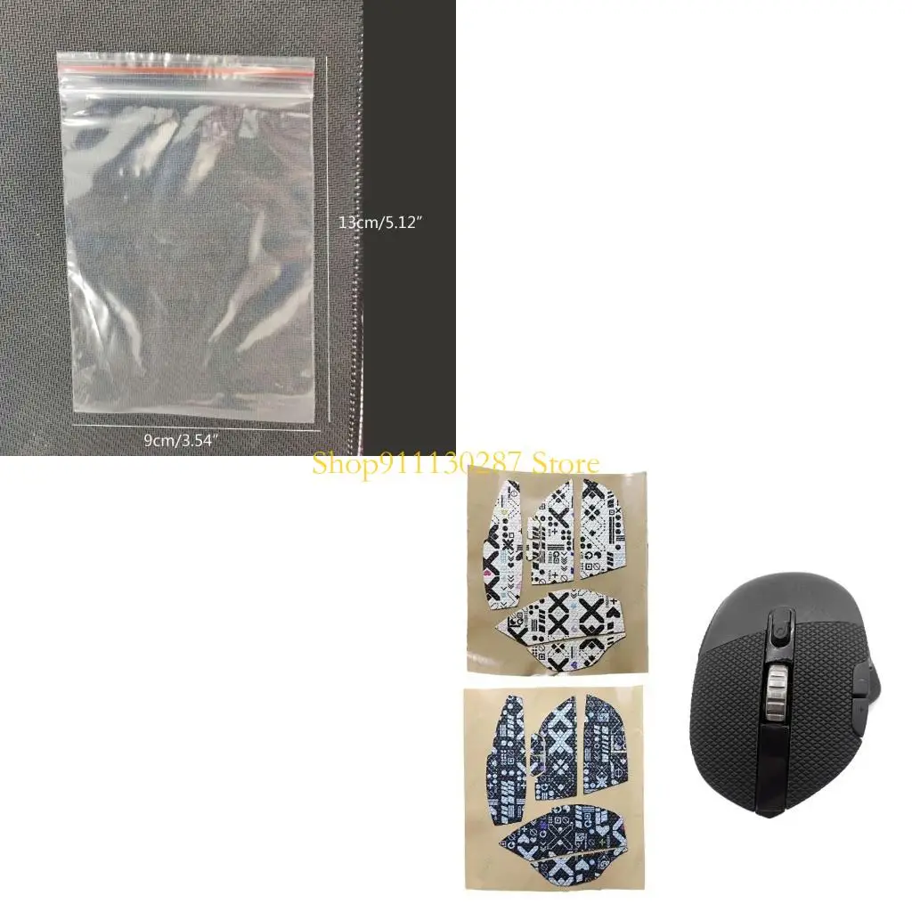 

J1HC наклейка на ленту, самоклеящаяся для G604, аксессуары для мыши, противоскользящие наклейки, устойчивые к поту, легко