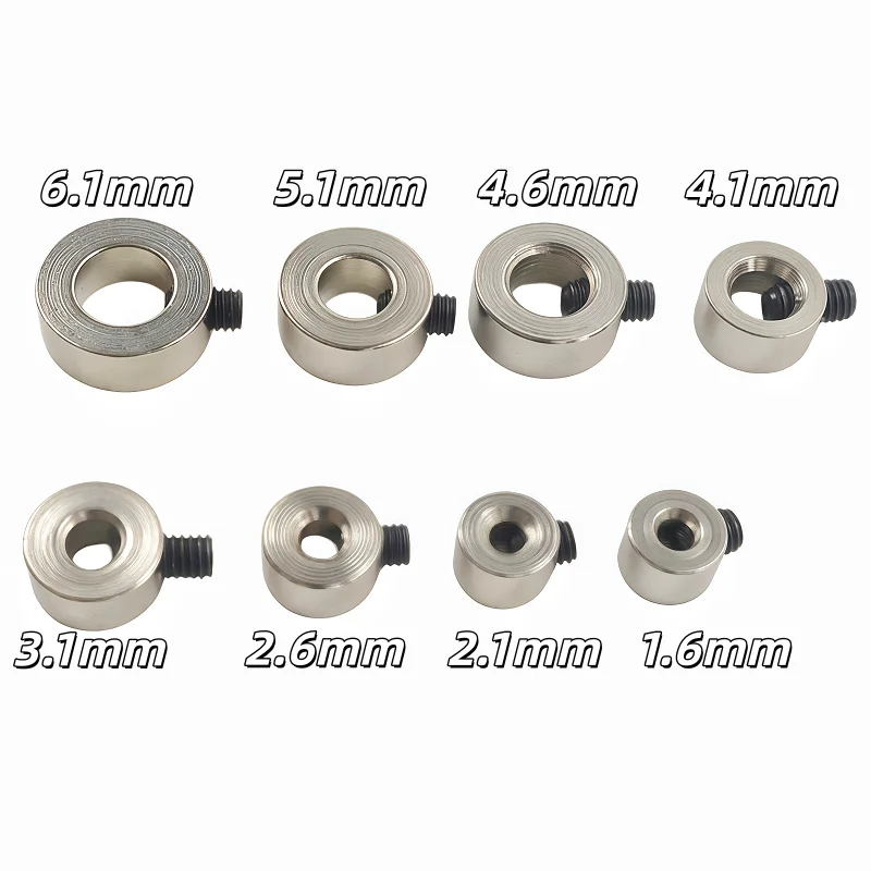 20PCS Metal Wheel Lock Collar Shaft Axle Bushing Landing Gear Stopper 1.6/2.1/ 2.6/ 3.1/ 4.1/4.6/ 5.1/ 6.1mm for RC Model Parts
